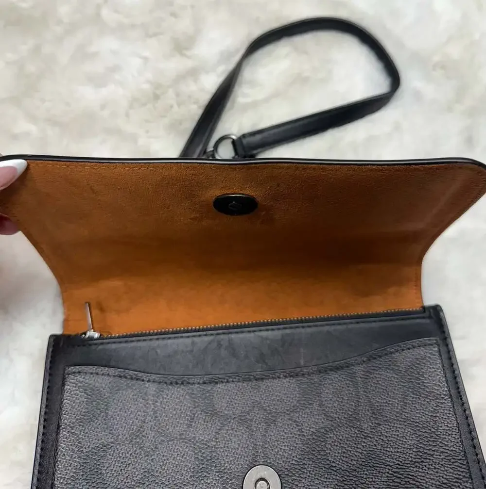 Coach Klare Crossbody Bag in Signature Canvas and Leather
